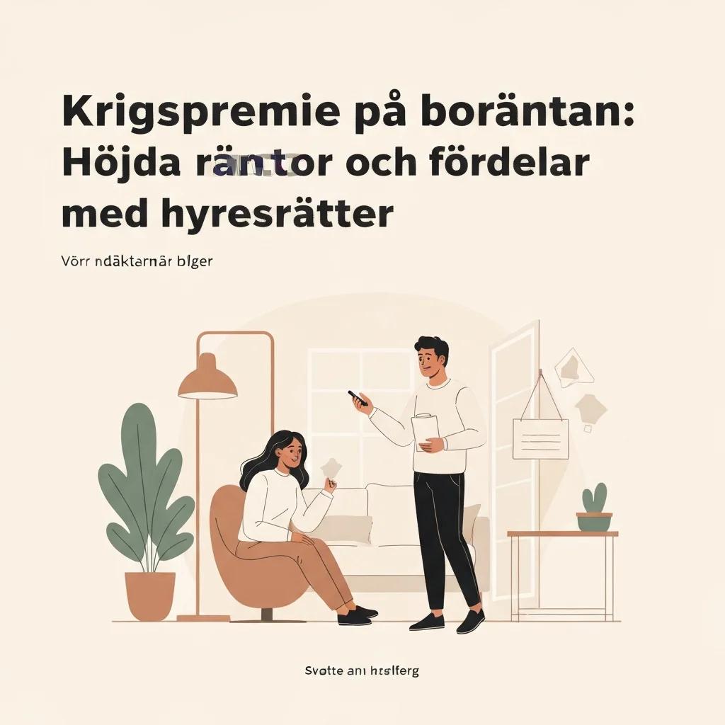Krigspremie på boräntan: Höjda räntor och fördelar med hyresrätter