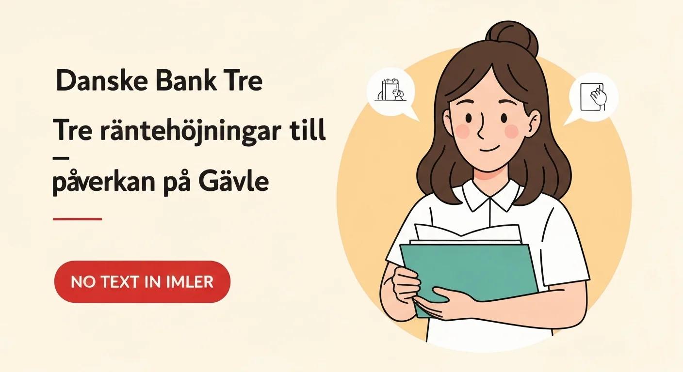 Danske Bank: Tre räntehöjningar till augusti – påverkan på Gävle
