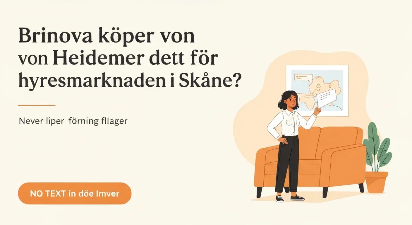 Brinova köper von Heideman av HSB: Vad betyder det för hyresmarknaden i Skåne?