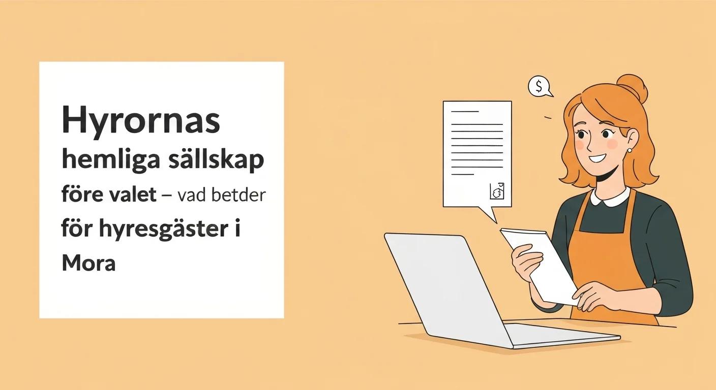 Hyrornas hemliga sällskap före valet – vad det betyder för hyresgäster i Mora