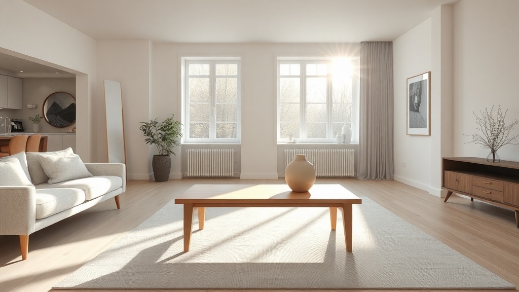 4 sätt att använda minimalistisk inredning för lägre stress