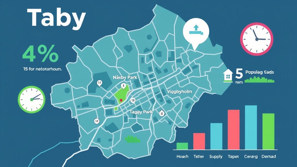 Fem statistiska nycklar för bostadssökande i Täby Fem statistiska nycklar för bostadssökande i Täby